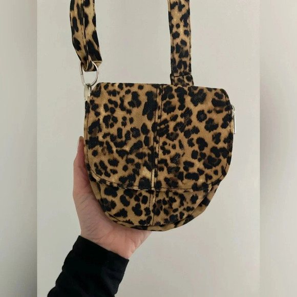 Cheetah Leopard  Animal Print Shoulder Bag - Picture 2 of 6
